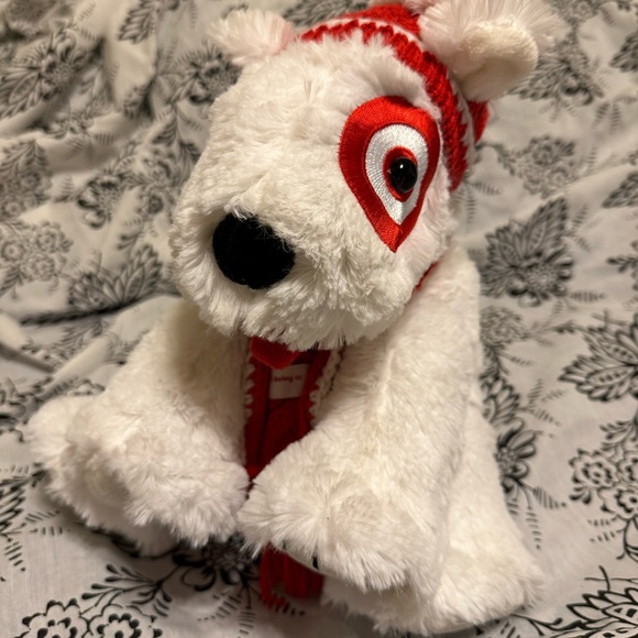 Collectible Target Holiday 2011 Bullseye Dog Plush 🎯 🐶 - Picture 2 of 6